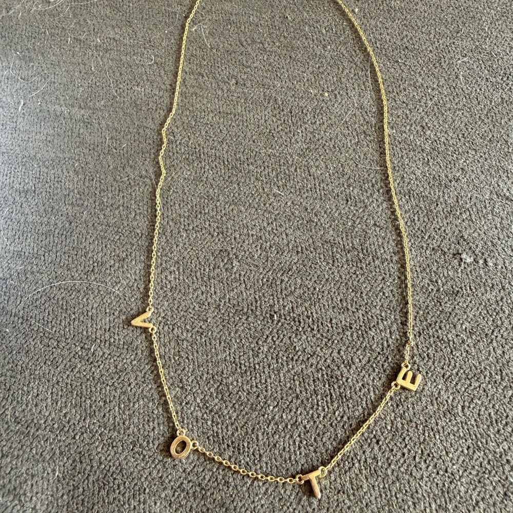 VOTE necklace